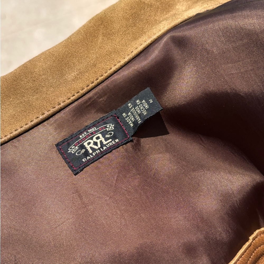 Ralph Lauren Tan Suede Western Jacket - Picture 4 of 4